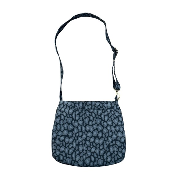 Travelon‎ Anti Theft RFID Purse Crossbody Gray Black Animal Print Shoulder Bag - Picture 4 of 11